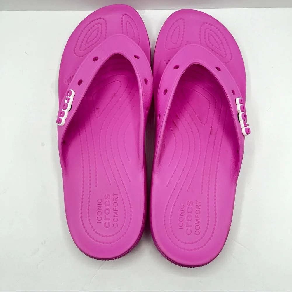 CROCS Men’s Size 12 Party Pink Sandals